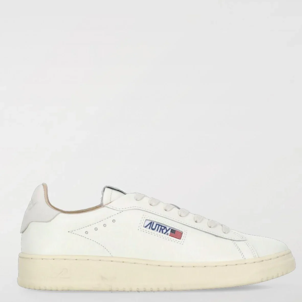 Autry DALLAS LOW Cuir Blanc