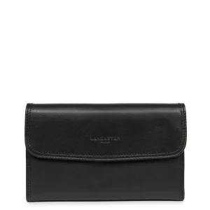 Compagnon porte chéquier Lancaster Soft Vintage 120-15 Noir