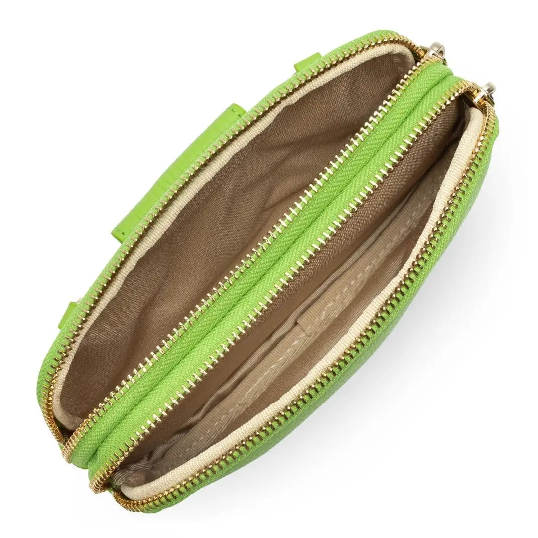 Double pochette Zippé Dune Lancaster 129-30 Pomme – Image 5