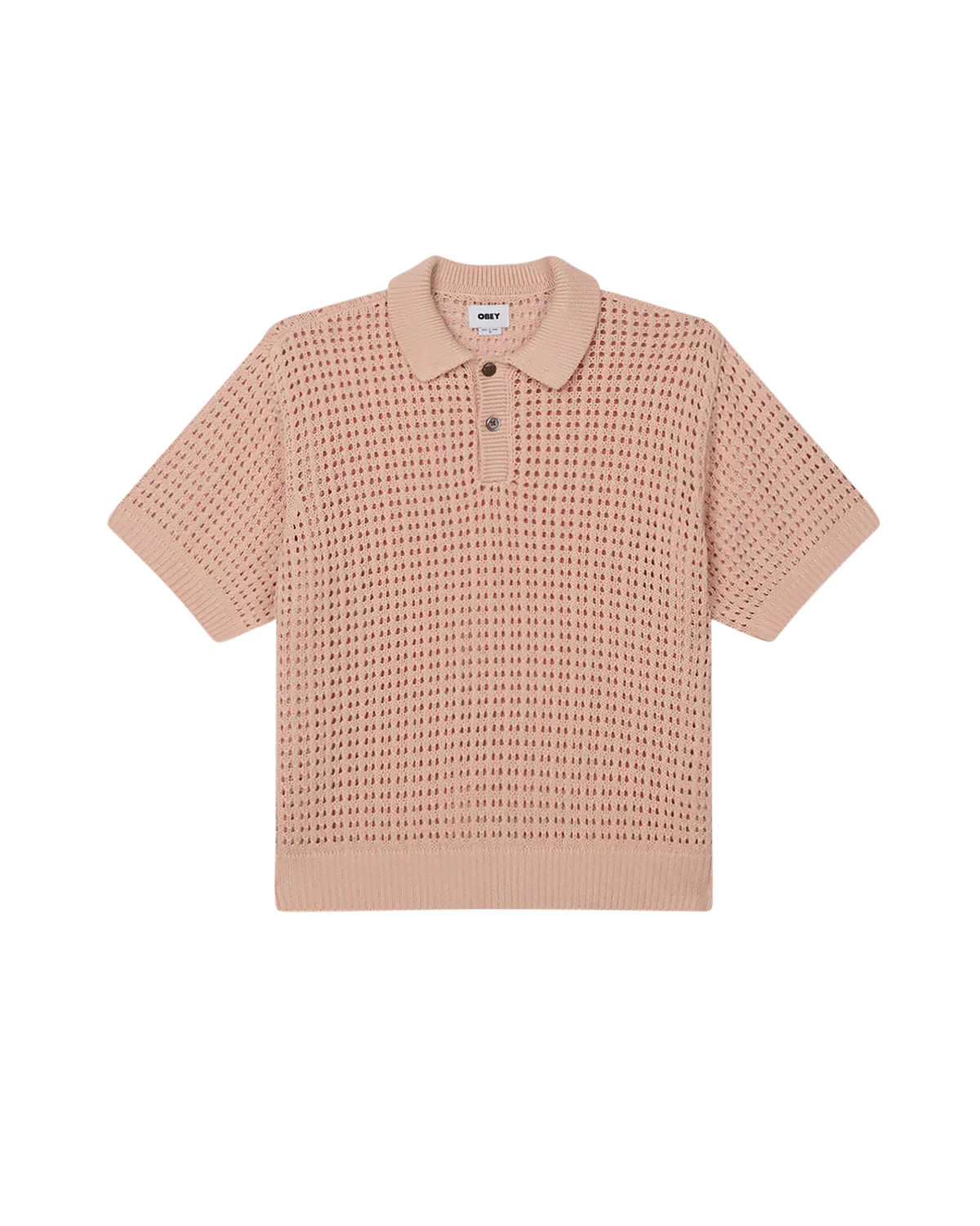 OBEY KODY POLO Pale Pink – Image 2