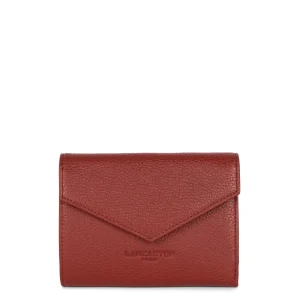 Lancaster Portefeuille Foulonné PM 170-29 Carmin