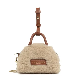 Lancaster Petit Sac à main Zippé Nano Moumoute ps25 177 Cognac