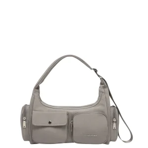 Lancaster Sac besace Zippé Basic Pocket 510-92 Galet Fonce