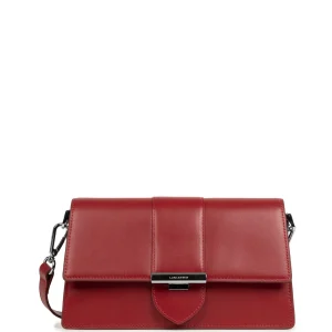 Lancaster Sac trotteur A rabat avec fermoir Paris Ily 531-017 Carmin