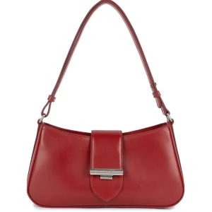 Lancaster Sac besace Zippé M Paris Ily 531-041 Carmin