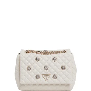 Guess Sac bandoulière Ever Flap Clutch Off White EG867921
