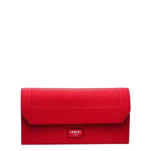 Compagnon / Portefeuille à Rabat Lancel Ninon A09986JQTU Rouge