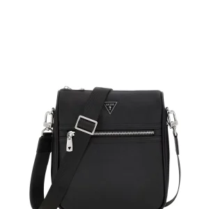 Guess Mini sac à bandoulière Milano saffiano Noir MISAP5417