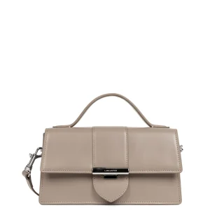 Lancaster Sac à main A rabat avec fermoir M Paris Ily 531-010 Galet Fonce