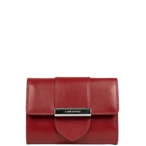 Lancaster Portefeuille A rabat avec fermoir Paris Ily 131-050 Carmin
