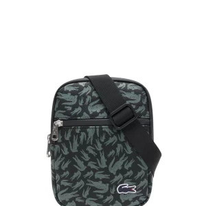 Lacoste Petite Sacoche Lcst Homme NH5087TX Camo Croc Noir