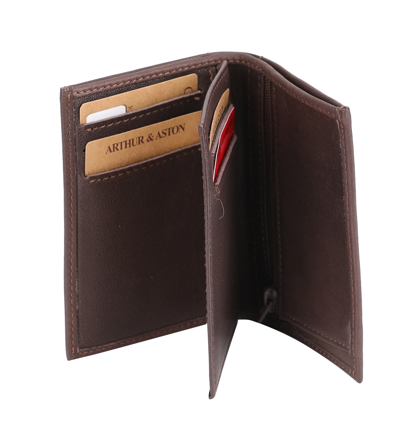 Arthur & Aston Portefeuilles Mixte, Homme, Femme 2028-799 Chataigne – Image 3