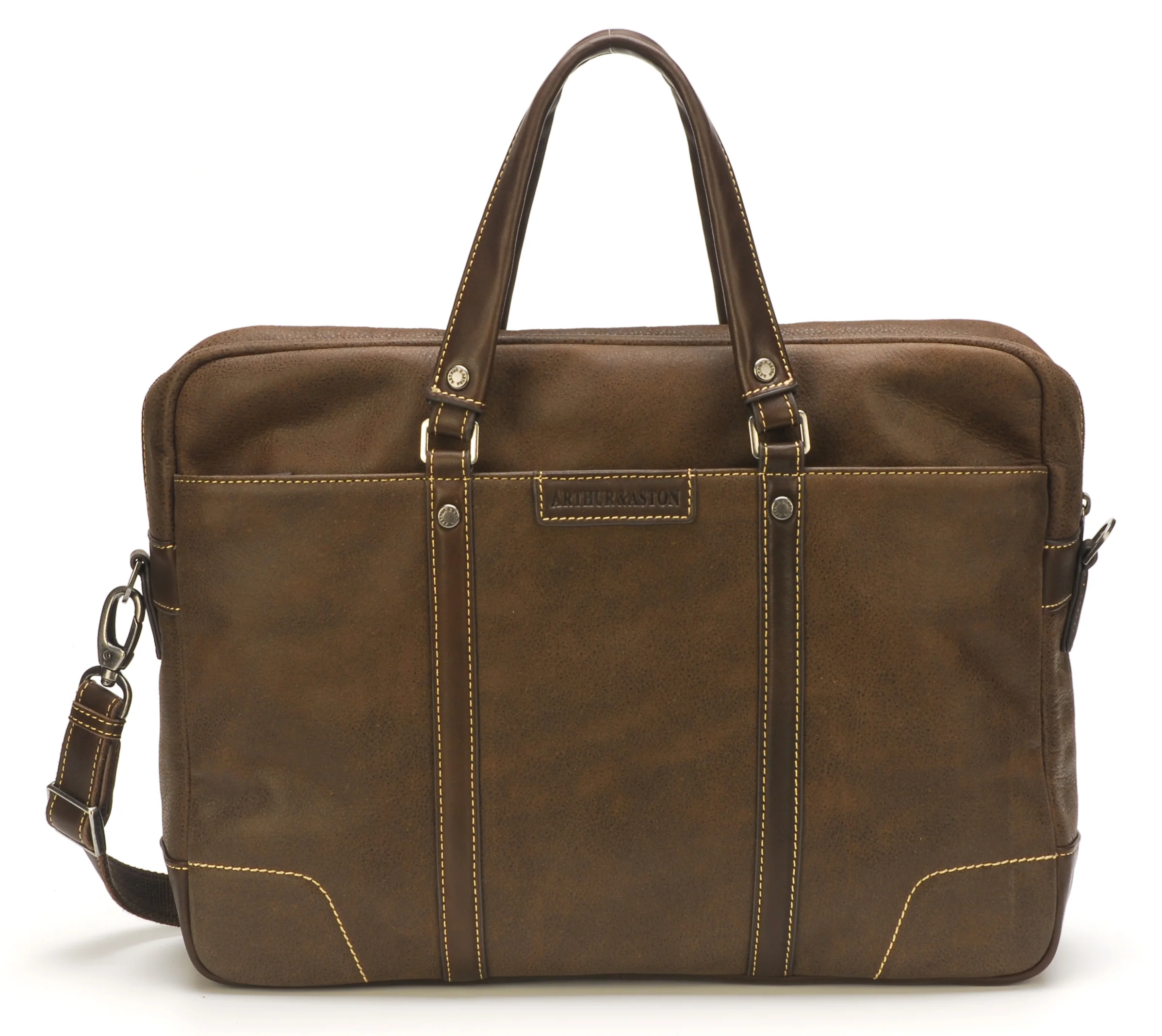 Arthur & Aston Porte Document Homme 2158-01 Chataigne – Image 2