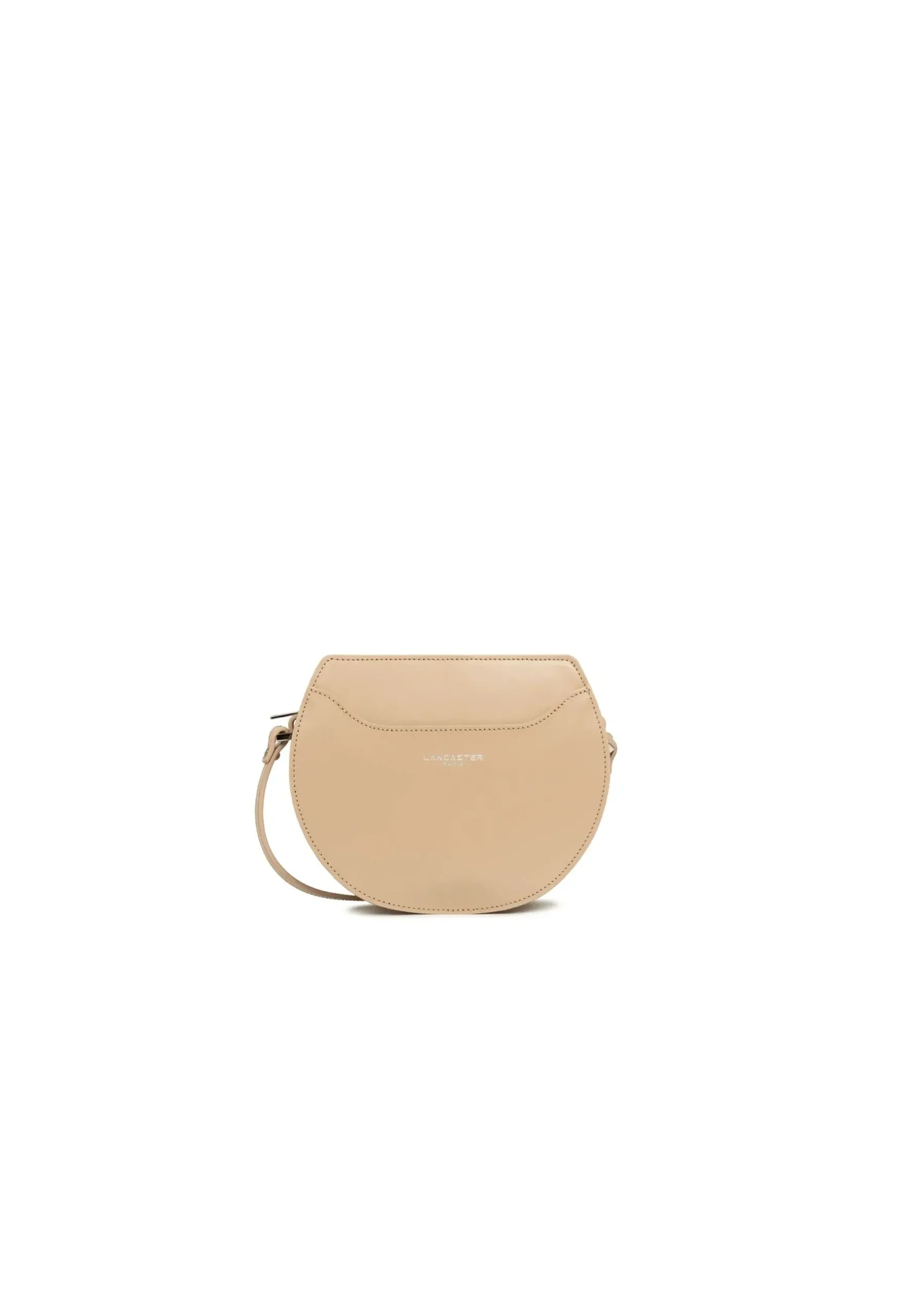 Sac demi lune Zippé Suave Lune Lancaster 433-32 Beige Foncé – Image 3