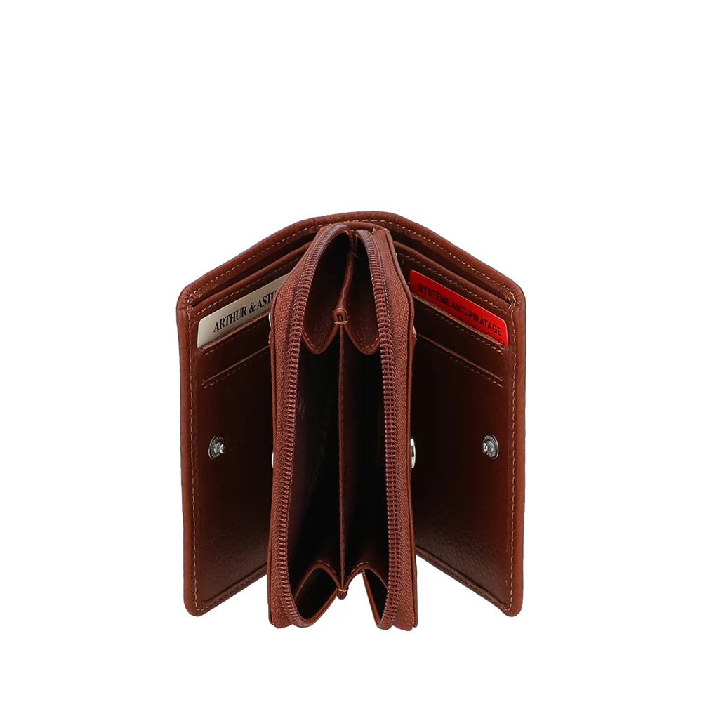 Arthur & Aston Porte Cartes Mixte, Homme, Femme 2528-161 Cognac – Image 3