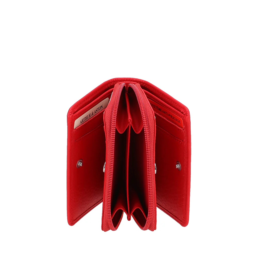 Arthur & Aston Porte Cartes Mixte, Homme, Femme 2528-161 Rouge – Image 3