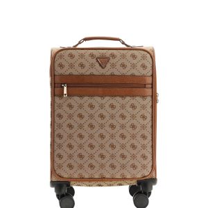 Guess Valise Cabine Melinda Logo Deluxe Latte Logo LP9902983
