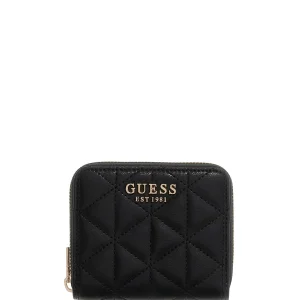 Guess Compagnon / Portefeuille matelassé Paisleigh Black QG9883137