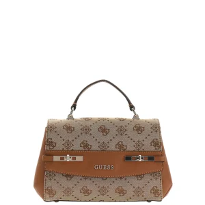 Guess Sac Bandoulière Melinda Logo Tri Com Latte Logo JP990220