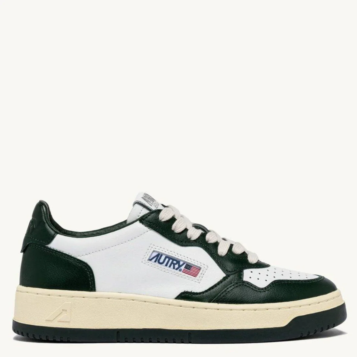 Autry MEDALIST LOW Cuir Blanc et Mountain – Image 2