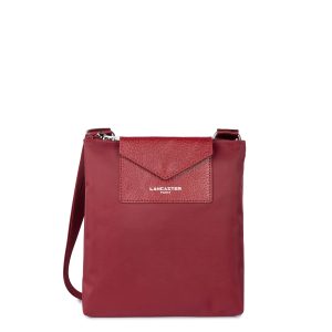 Lancaster Double pochette Zippé Smart KBA 516-38 Carmin