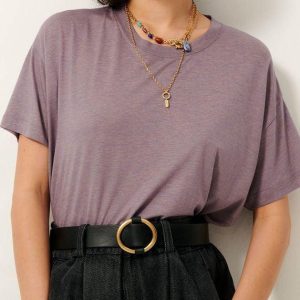 TOO S/S TEE Stonemauve