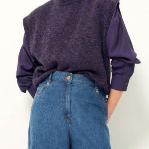 FABININO PULL SANS MANCHE Ink Blue