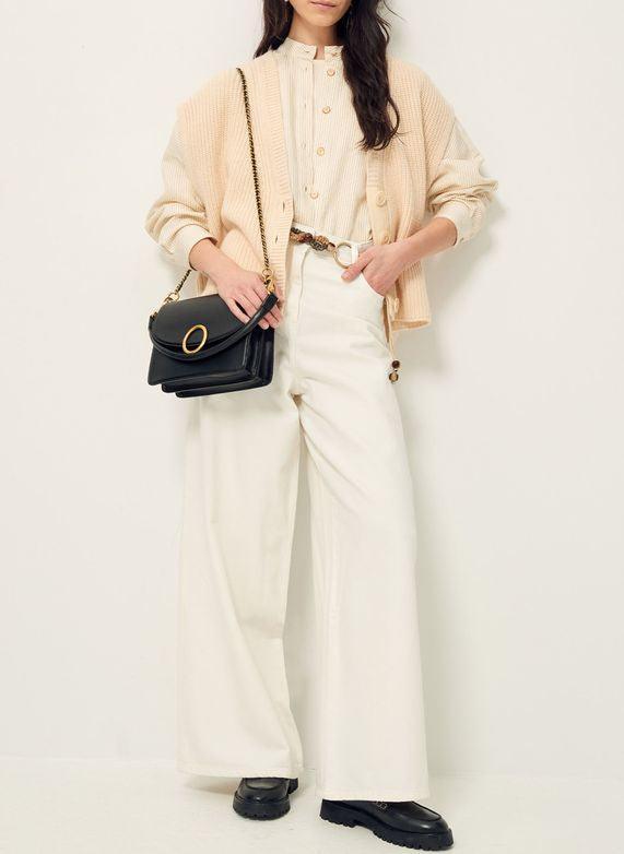 ARAGON CARDIGAN SANS MANCHES Fleur De Sel – Image 5