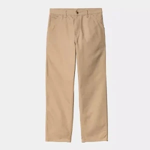 Jean Carhartt Wip SINGLE KNEE PANT Dusty H Brown