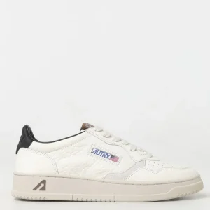 Autry MEDALIST LOW Cuir Grain Noir et Marron