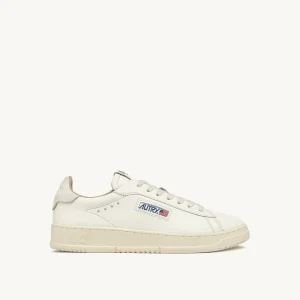 AUTRY BASKETS DALLAS LOW EN CUIR BLANC