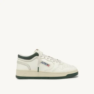 AUTRY BASKETS MED-WAY EN CUIR MARSHMALLOW ET MOUNTAIN