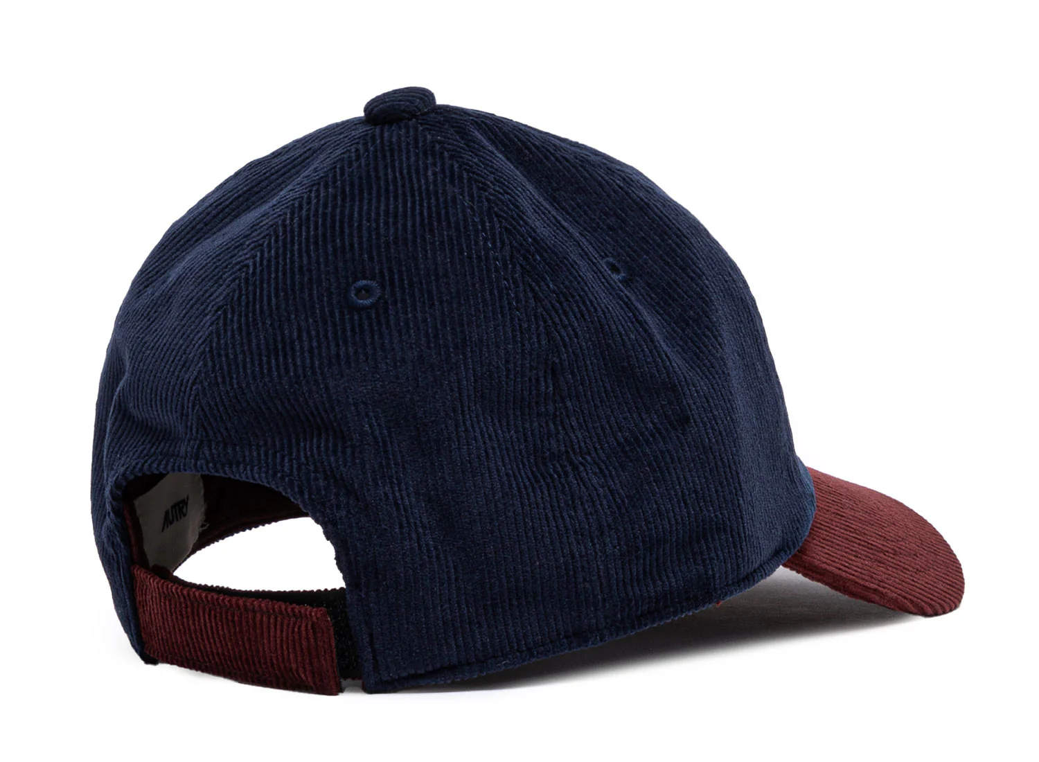 AUTRY CASQUETTE BASEBALL CAP BORDEAUX BLEU – Image 3