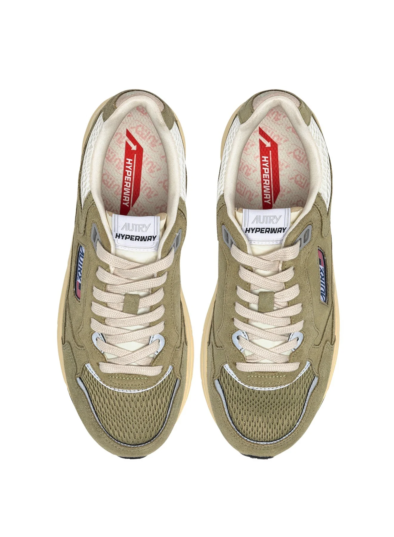 AUTRY HYPERWAY EN MESH ET EN DAIM GREYGN ET ARGENT – Image 6