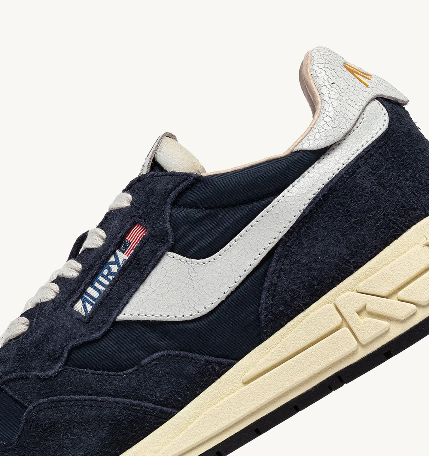 AUTRY REELWIND LOW EN NYLON ET DAIM BLUE SPACE ET BLANC – Image 7