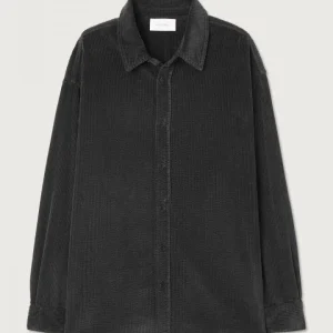 American Vintage CHEMISE HOMME PADOW CARBONE VINTAGE