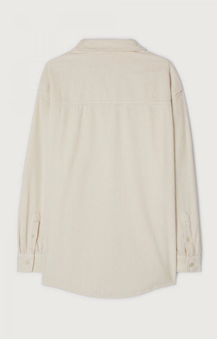 American Vintage CHEMISE HOMME PADOW ECRU VINTAGE – Image 4