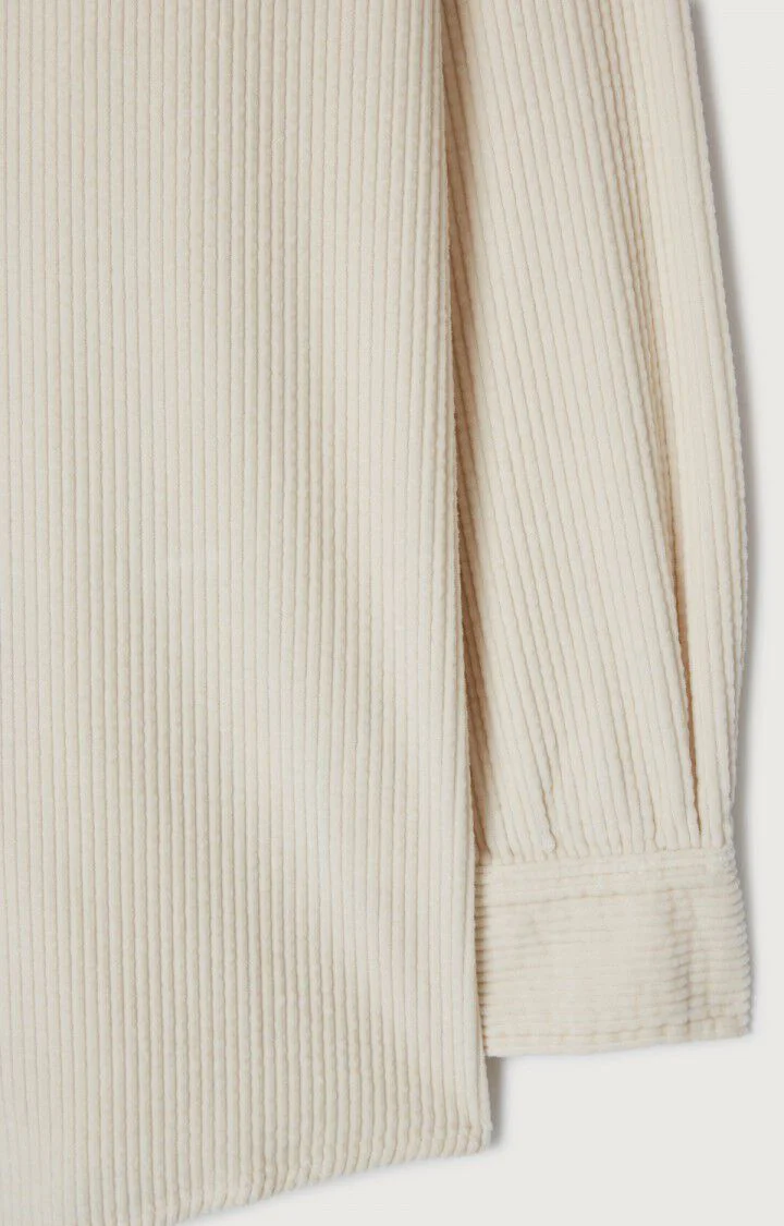 American Vintage CHEMISE HOMME PADOW ECRU VINTAGE – Image 3