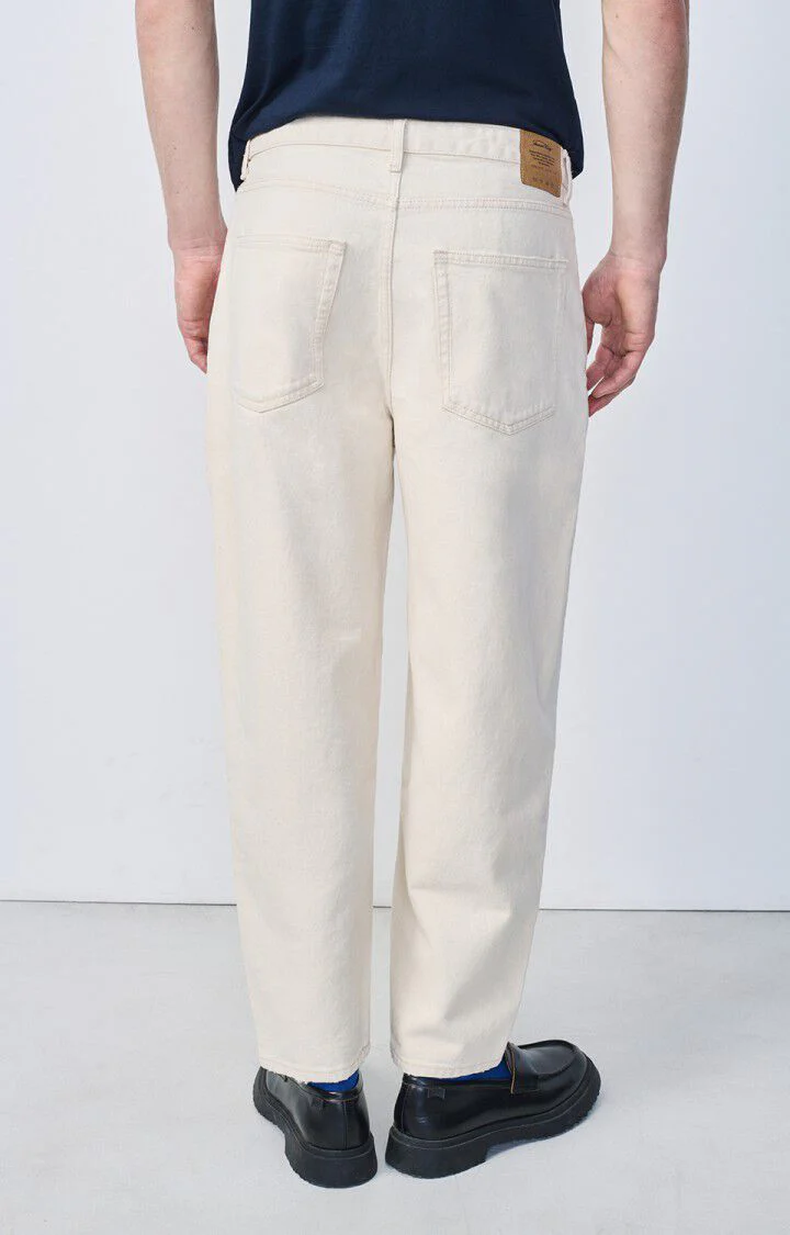 American Vintage JEAN BIG CARROT HOMME SNOPDOG ECRU – Image 3