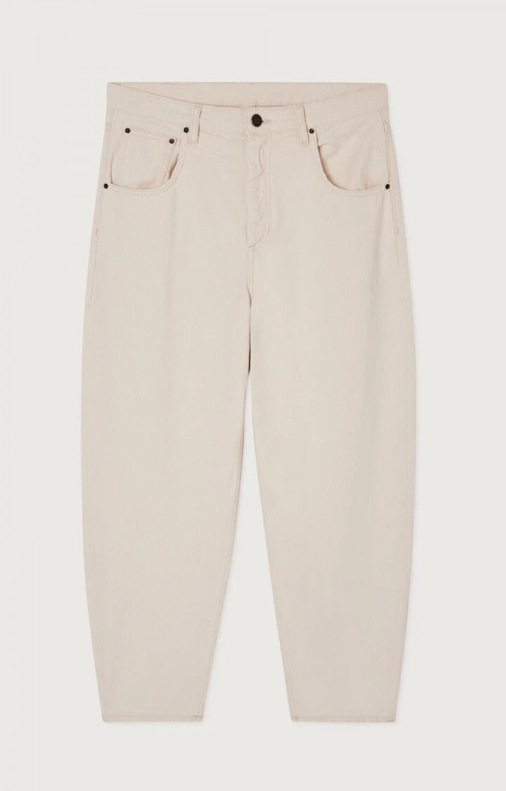 American Vintage JEAN BIG CARROT HOMME SNOPDOG ECRU – Image 4