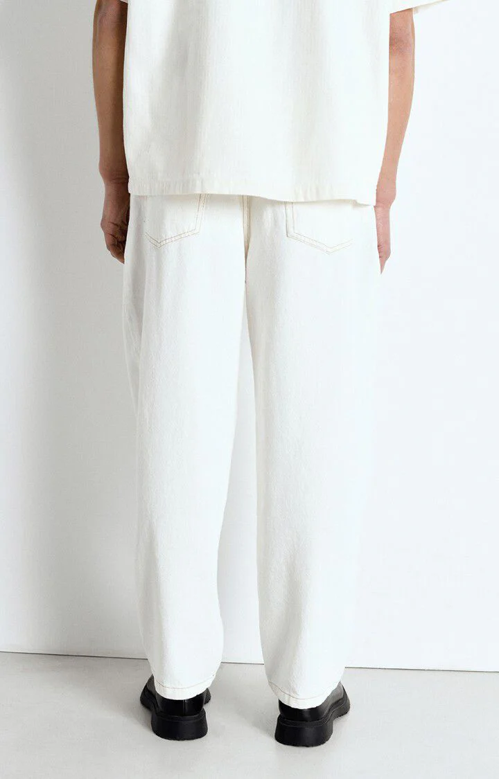 American Vintage JEAN DROIT HOMME JOZASTREET OFF WHITE – Image 3