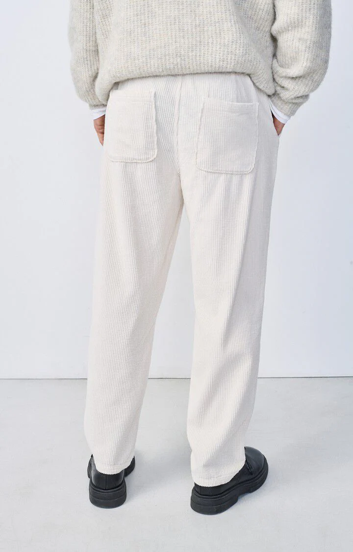 American Vintage PANTALON HOMME PADOW ECRU VINTAGE – Image 3