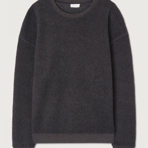 American Vintage SWEAT HOMME BOBYPARK ANTHRACITE CHINE