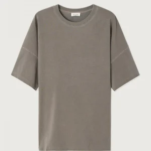 American Vintage T-SHIRT HOMME FIZVALLEY SEPIA VINTAGE