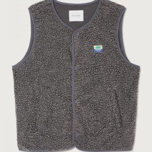 American Vintage VESTE HOMME HOKTOWN ANTHRACITE CHINE