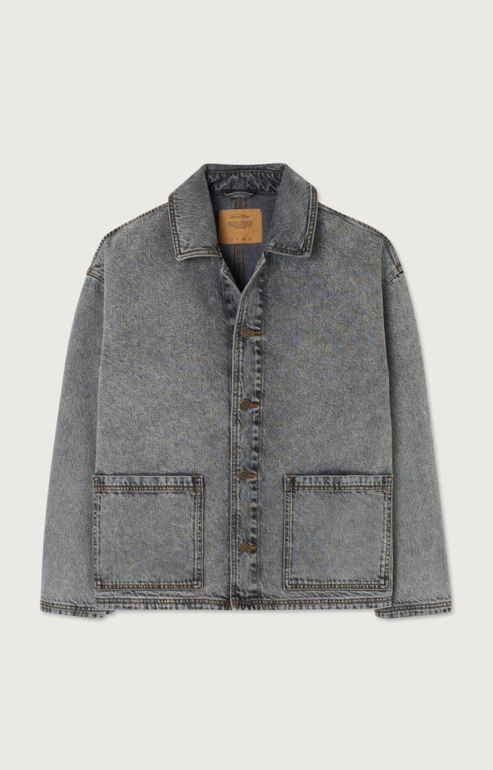 American Vintage VESTE HOMME YOPDAY BLACK VINTAGE SALT AND PEPPER – Image 2