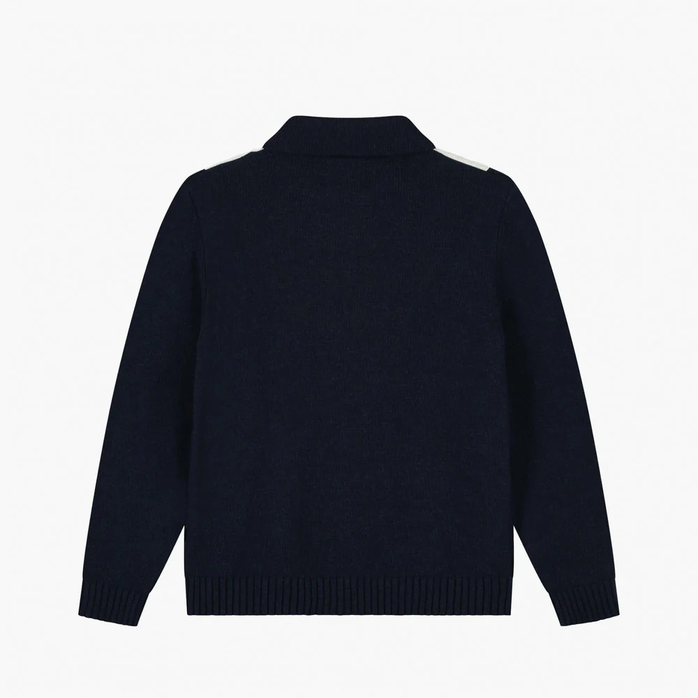 Arte Antwerp CARDIGAN Blue White – Image 3