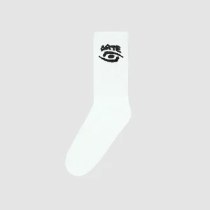 Arte Antwerp Chaussettes EYE SOCKS White