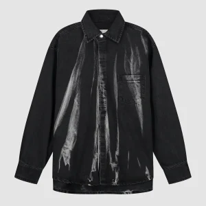 Arte Antwerp Chemise DENIM L/S SHIRT Black