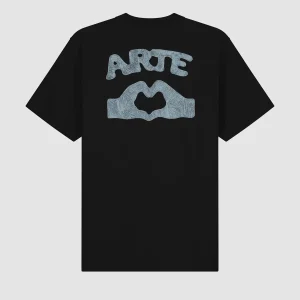 Arte Antwerp T-shirt DIELS STITCH S/S TEE Black
